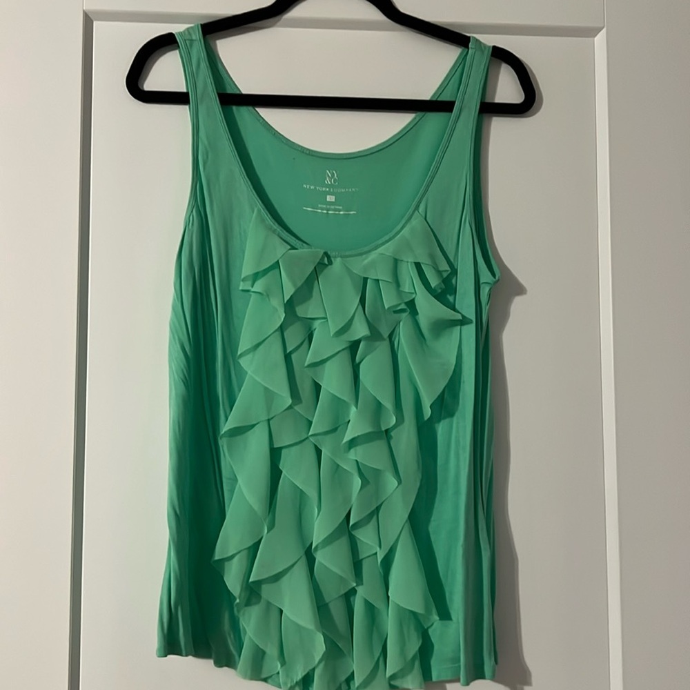 New York & Company Ruffle Tank